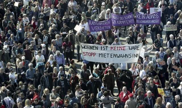 Γερμανία: Μεγάλη διαδήλωση στο Βερολίνο κατά της “τρέλας των ενοικίων”