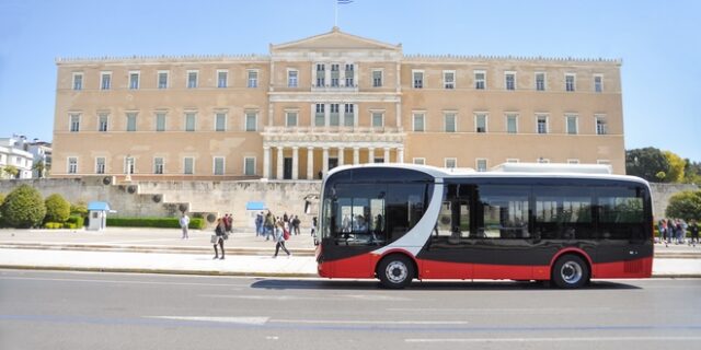 Ήρθε στην Αθήνα το ηλεκτρικό λεωφορείο BYD
