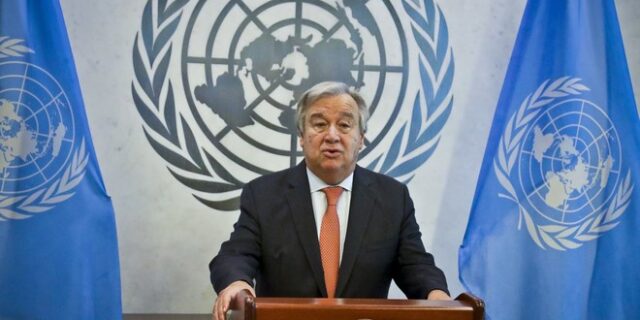 Τον ΓΓ του ΟΗΕ Αντόνιο Γκουτέρες βάζουν στο στόχαστρο οι ηγέτες των κατεχομένων