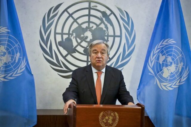 Τον ΓΓ του ΟΗΕ Αντόνιο Γκουτέρες βάζουν στο στόχαστρο οι ηγέτες των κατεχομένων