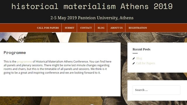 Historical Materialism Athens Conference: Να ξανασκεφτούμε την κρίση, την αντίσταση και τη στρατηγική