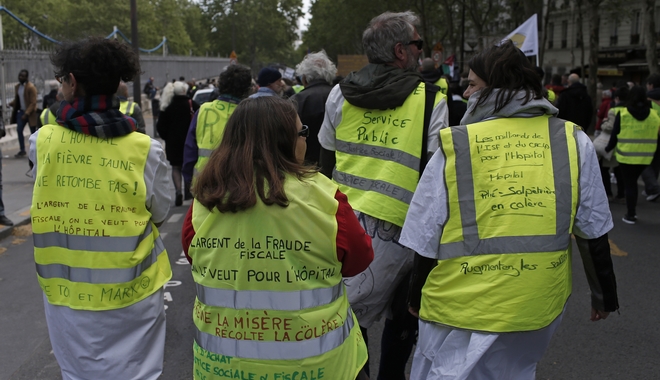 Στρασβούργο: Μικροεπεισόδια στην 25η κινητοποίηση των Κίτρινων Γιλέκων