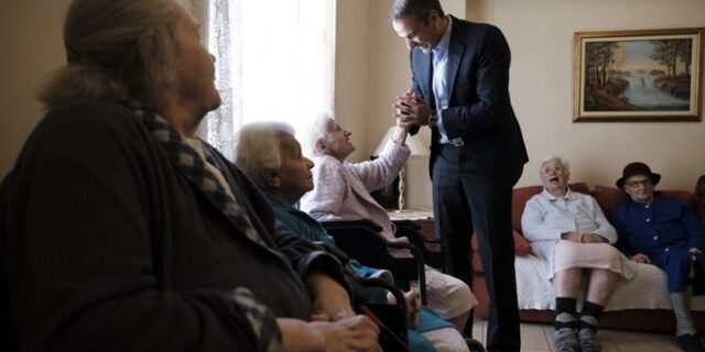 Μητσοτάκης: Η ΝΔ θα εφαρμόσει ολοκληρωμένη πολιτική για τους ηλικιωμένους