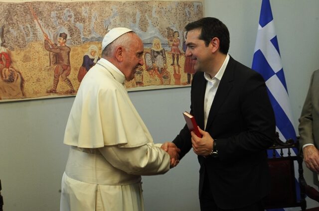 Με τον Πάπα Φραγκίσκο θα συναντηθεί ο Αλέξης Τσίπρας το Σάββατο στη Ρώμη