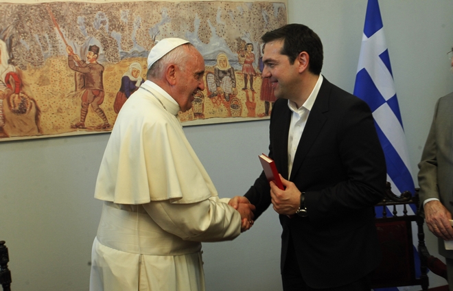 Ο Πάπας προτείνει τον Τσίπρα για Νόμπελ Ειρήνης