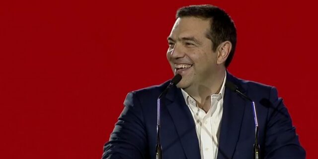 Ο Αλέξης Τσίπρας στην παρουσίαση του ψηφοδελτίου της Ρένας Δούρου