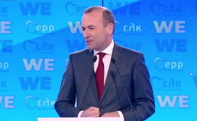 Βέμπερ: Την επόμενη φορά που θα βρίσκομαι στην Αθήνα, ο Μητσοτάκης θα είναι πρωθυπουργός