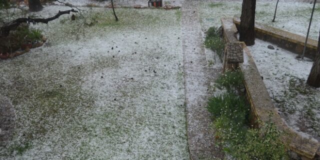 Χαλαζόπτωση προκάλεσε ζημιές στην Ημαθία