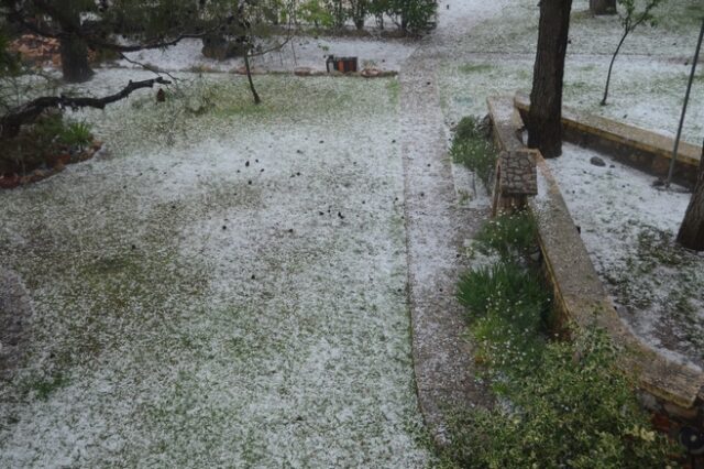 Χαλαζόπτωση προκάλεσε ζημιές στην Ημαθία