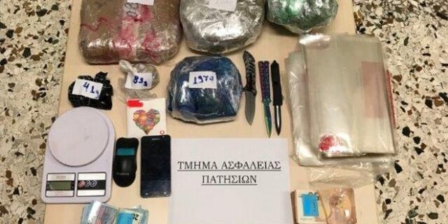 Συνελήφθη στα Πατήσια διακινητής μεγάλων ποσοτήτων κάνναβης