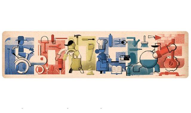 Ημέρα Εργασίας: Αφιερωμένο στην Πρωτομαγιά το doodle της Google