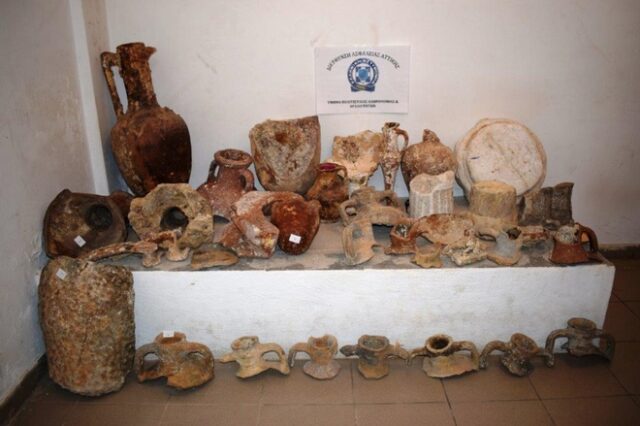 Συνελήφθη 65χρονος στη Λακωνία με πλήθος αρχαιοτήτων στην κατοχή του