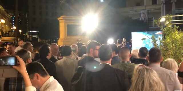 Μπακογιάννης: Πανηγυρικό το κλίμα στο περίπτερό του