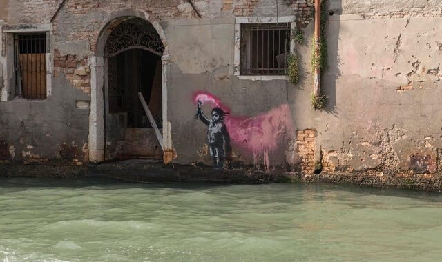 “Υπογραφή” Banksy το νέο γκράφιτι στη Βενετία
