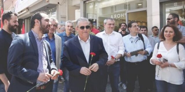 Εκλογές 2019: Στο Περιστέρι ο Δημήτρης Κουτσούμπας