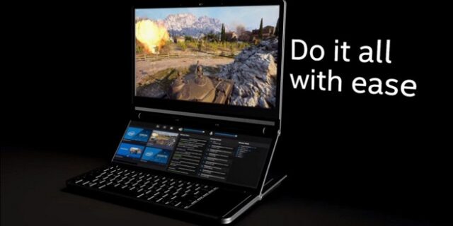 Intel Honeycomb Glacier: Ένα εντυπωσιακό laptop με δύο οθόνες και δύο μεντεσέδες