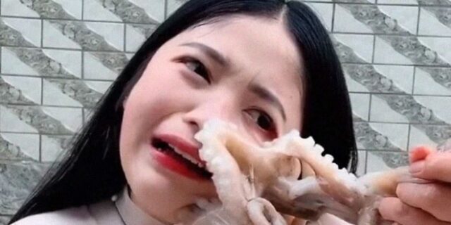 Βίντεο: Χταπόδι επιτίθεται σε γυναίκα που ήθελε να το φάει ζωντανό