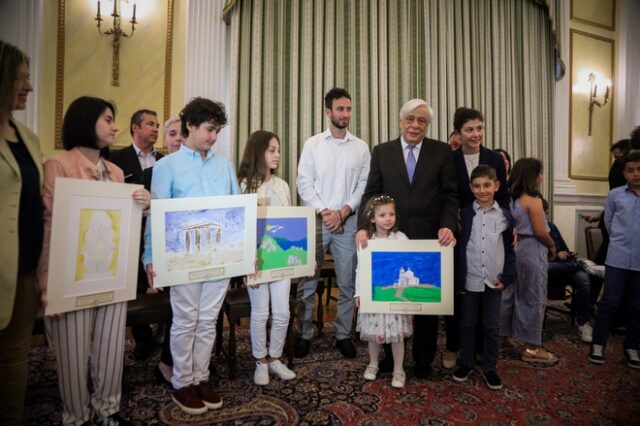 Ο Π.Παυλόπουλος δέχθηκε στο Προεδρικό παιδιά από την Παιδική Πινακοθήκη Ελλάδας