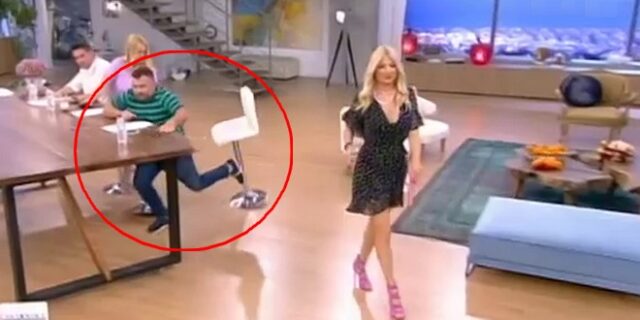 Παρολίγον ατύχημα στο Πρωινό: Η Φαίη Σκορδά “πήγε” να ρίξει κάτω συνεργάτη της
