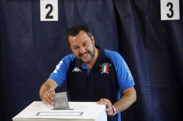 Ευρωεκλογές 2019 – Exit poll: Η ακροδεξιά Λέγκα πρώτο κόμμα στην Ιταλία