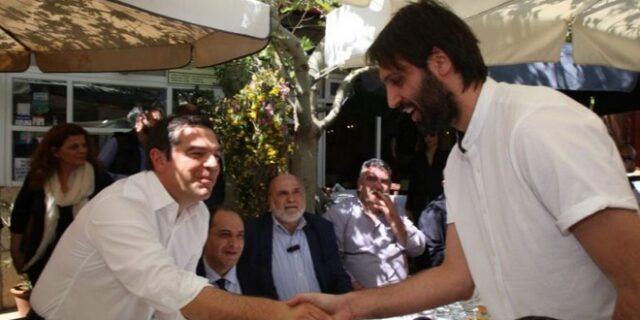 Ο Αλ. Τσίπρας συνάντησε τον Γιώργο Σαμαρά στο Ηράκλειο