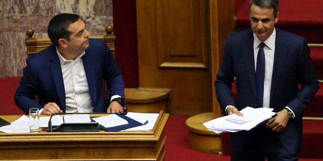 Τσίπρας: Είστε ο Στέφανος Χίος της πολιτικής – Μητσοτάκης: Μιλάτε για οικογένεια και “χτυπήσατε” τη σύζυγό μου
