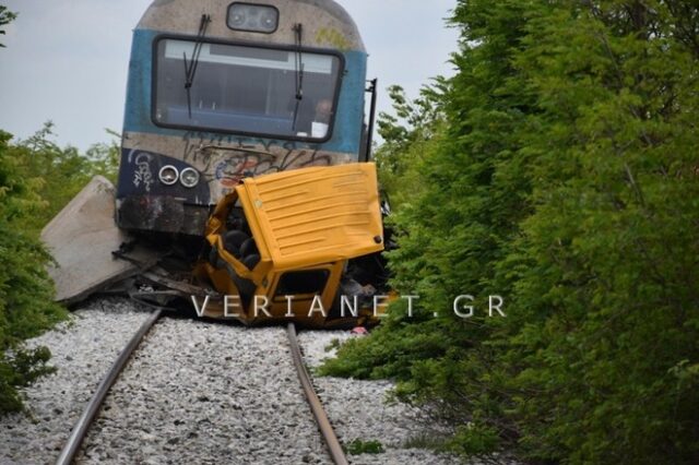 Τραγωδία στην Ημαθία: Τρένο παρέσυρε αυτοκίνητο – Δύο νεκροί