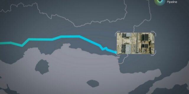 Η πορεία και η πρόοδος του αγωγού TAP από ψηλά