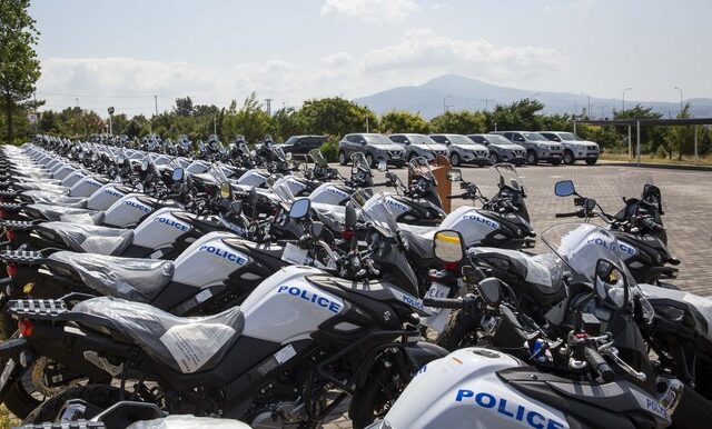 Παρελήφθησαν παρουσία Γεροβασίλη 114 νέα οχήματα για τον στόλο της ΕΛ.ΑΣ.