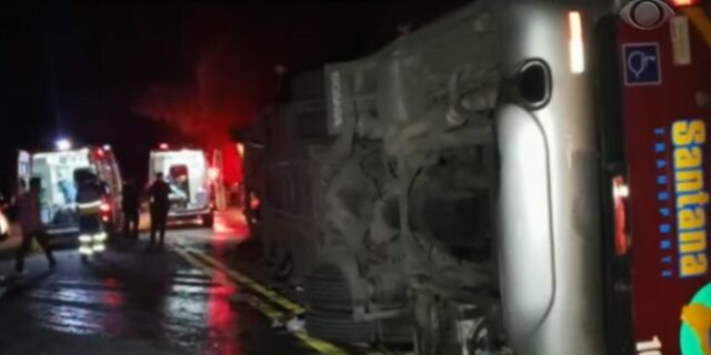 Βραζιλία: Λεωφορείο έπεσε πάνω σε άλλα οχήματα – 10 νεκροί
