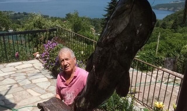 Καρδίτσα: Ψάρεψε “γιγάντιο” γουλιανό 70 κιλών στη Λίμνη Πλαστήρα