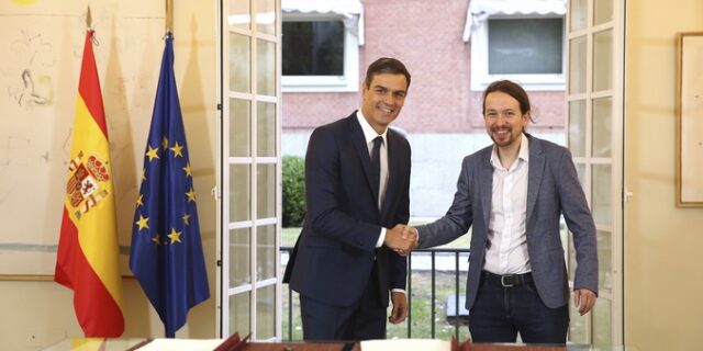 Ισπανία: Τείνουν προς συμφωνία PSOE και Podemos για σχηματισμό κυβέρνησης