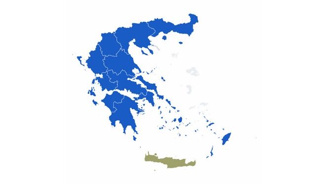 Περιφερειακές εκλογές 2019 – Β’ γύρος: Ο χάρτης της Ελλάδας στο 74% της ενσωμάτωσης