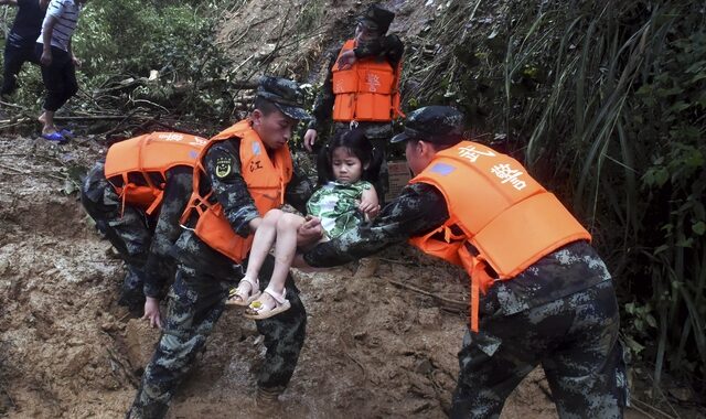 Κίνα: Τουλάχιστον 19 νεκροί εξαιτίας εκτεταμένων πλημμυρών σε δύο επαρχίες