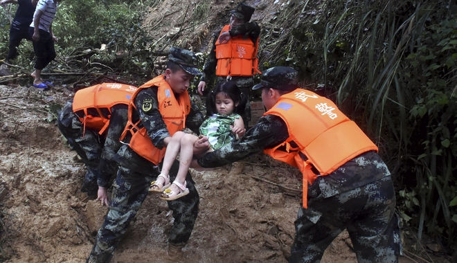 Κίνα: Τουλάχιστον 19 νεκροί εξαιτίας εκτεταμένων πλημμυρών σε δύο επαρχίες