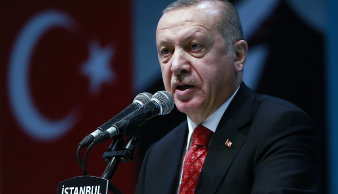 Ερντογάν: “Τί δικαιώματα έχουν οι ΗΠΑ στην Ανατολική Μεσόγειο;”