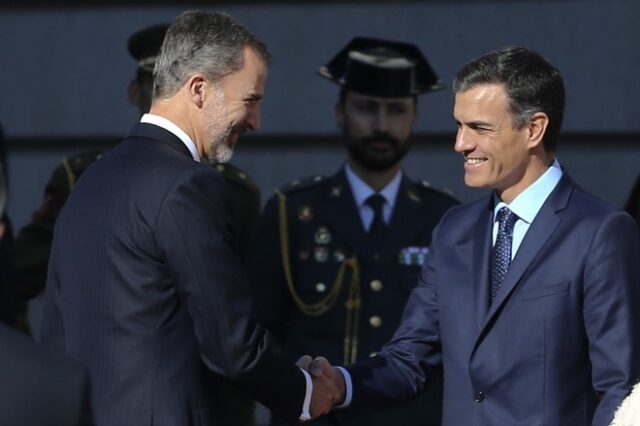 Ισπανία: Ο βασιλιάς ανέθεσε στον Σάντσεθ τον σχηματισμό κυβέρνησης