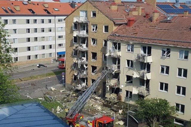 Συναγερμός στη Σουηδία: Ισχυρή έκρηξη σε πολυκατοικία – Πληροφορίες για τραυματίες