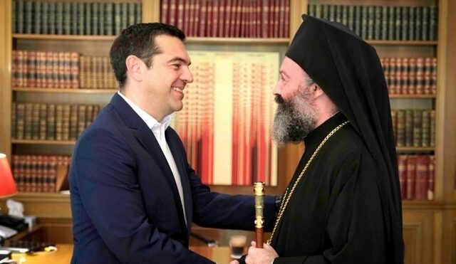 Συνάντηση Τσίπρα με τον Αρχιεπίσκοπο Αυστραλίας, Μακάριο
