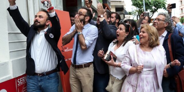 Θεσσαλονίκη: Πανηγυρισμοί στο επιτελείο Ζέρβα