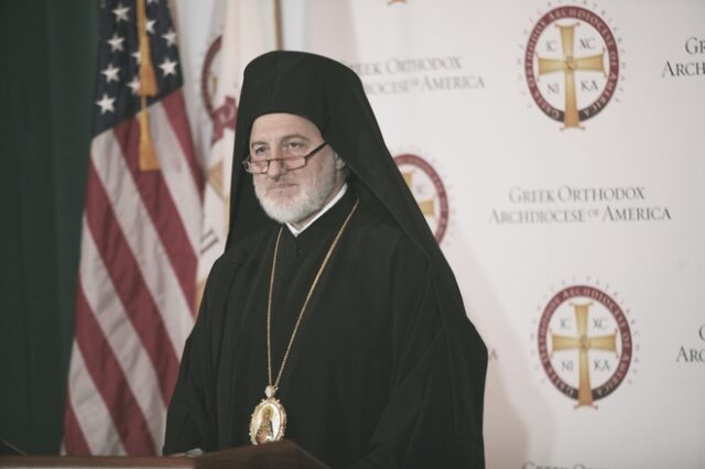 Αρχιεπίσκοπος Αμερικής Ελπιδοφόρος: Συγχαρητήρια σε Μητσοτάκη, Δένδια και Διαματάρη