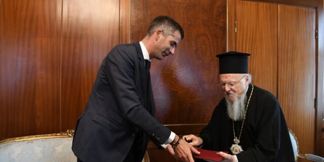Τον Οικουμενικό Πατριάρχη Βαρθολομαίο επισκέφτηκε ο Κ. Μπακογιάννης