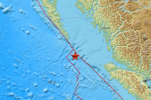 Καναδάς: Ισχυρός σεισμός 6,5 Ρίχτερ κοντά στο Βανκούβερ