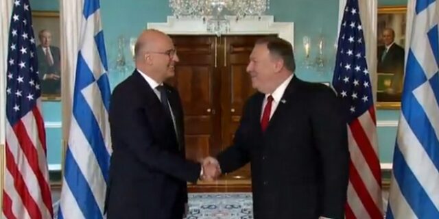 Συνάντηση Πομπέο – Δένδια στο State Department