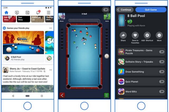 Τα Instant Games φεύγουν από το Facebook Messenger και ενσωματώνονται στο Facebook