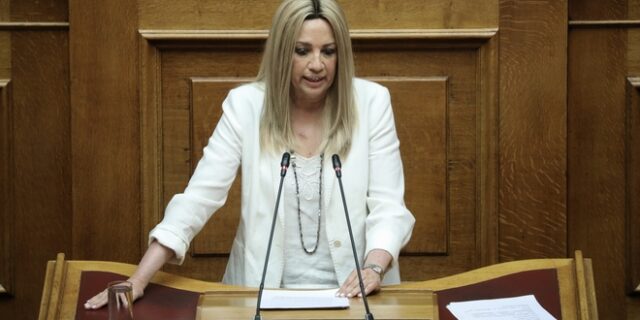 Γεννηματά: Οι ρυθμίσεις “ανακούφισης” δεν αντιμετωπίζουν οριστικά τα προβλήματα