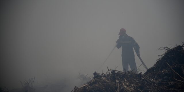 Φωτιά στο Νέο Ικόνιο στο Πέραμα