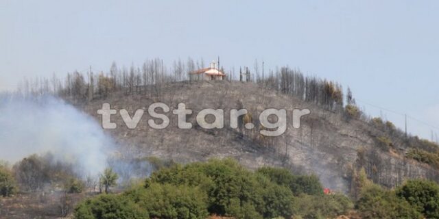 Προς οριοθέτηση η φωτιά στην Φθιώτιδα