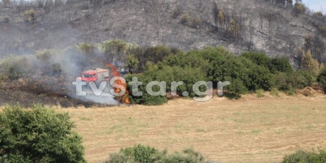 Υπό μερικό έλεγχο τέθηκε η φωτιά στην Φθιώτιδα