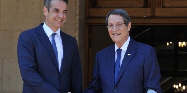Συνάντηση Μητσοτάκη – Αναστασιάδη στη Λευκωσία
